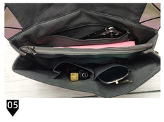 Geometry Luminous Chain Women Shoulder Bags Clutch Laser Females Crossbody Bag