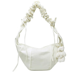 Small Fresh Art Women's Drawstring Hobos Shoulder Bag