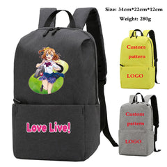 Love Live Backpack Student School Bags Kids Bag Nylon LaptopBag Men Women