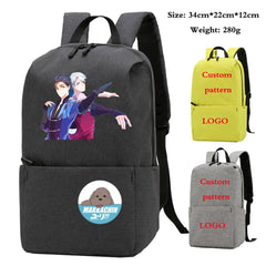 YURI!!! on ICE Backpack Student Book Bags Kids Gift Bag Nylon Laptop Bag Women