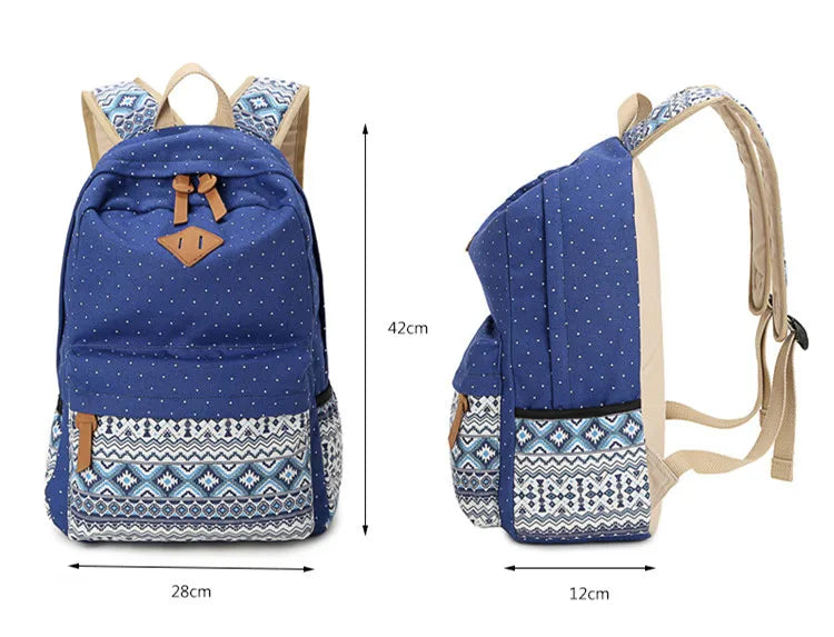 Women Travel Backpack Laptop Bagpack Student School Teen Girl Mochila