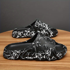 Men's Lightweight Non Slip Slides for Indoor Outdoor Beach Summer