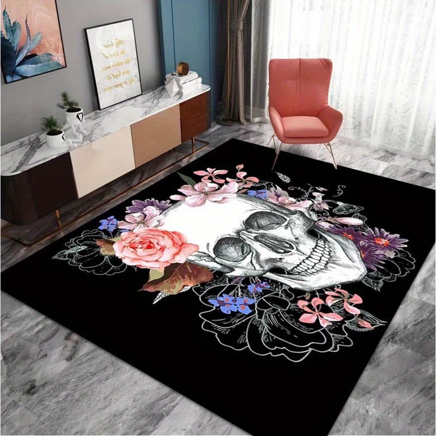Modern Crystal Velvet Rug Soft and Comfortable Non Slip Sofa Floor Mat