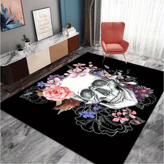 Modern Crystal Velvet Rug Soft and Comfortable Non Slip Sofa Floor Mat