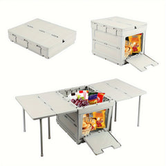21L Collapsible Storage Box Outdoor Folding Table Camping Fishing Picnic Beach
