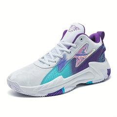 Men's Retro Basketball Sneakers, Lace Up, Various Colors