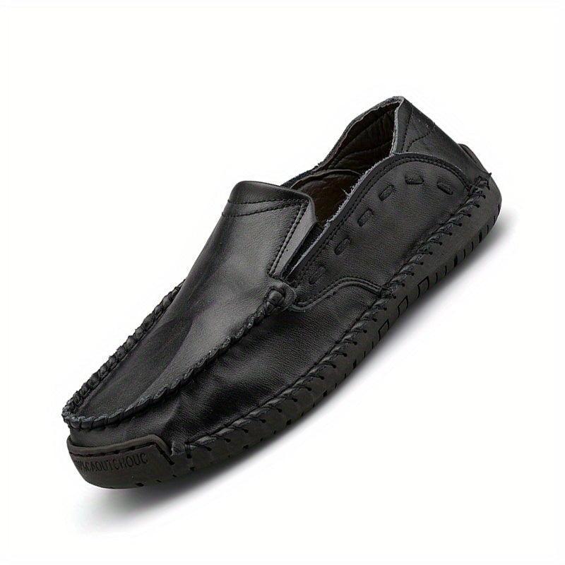 Men's Comfy Stitch Loafer Shoes Non-Slip Slip-On Driving Shoes