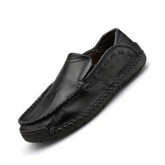 Men's Comfy Stitch Loafer Shoes Non-Slip Slip-On Driving Shoes