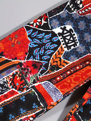 Boys Casual Ethnic Pattern Pants Spring Autumn Kids