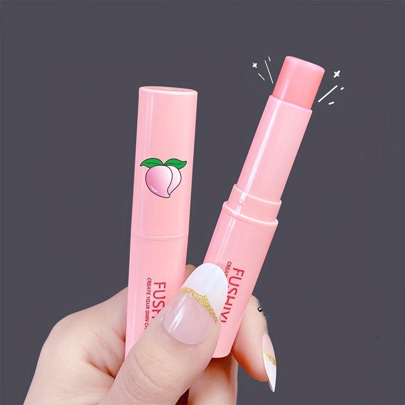 Peach Lip Balm Moisturizing Hydrating Lightening Lip Lines Anti-Dryness