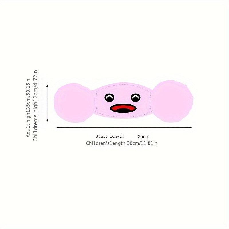 Sports Plush Mask Earmuffs Winter Warm Cartoon Earmuffs Comfortable Women