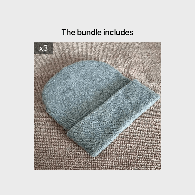 Men's Knit Beanie Hat Classic Plain Cap