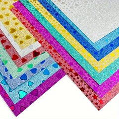 28pcs Origami Paper Set Mirror Folding Paper For Craft Art 7 Colors Card Paper