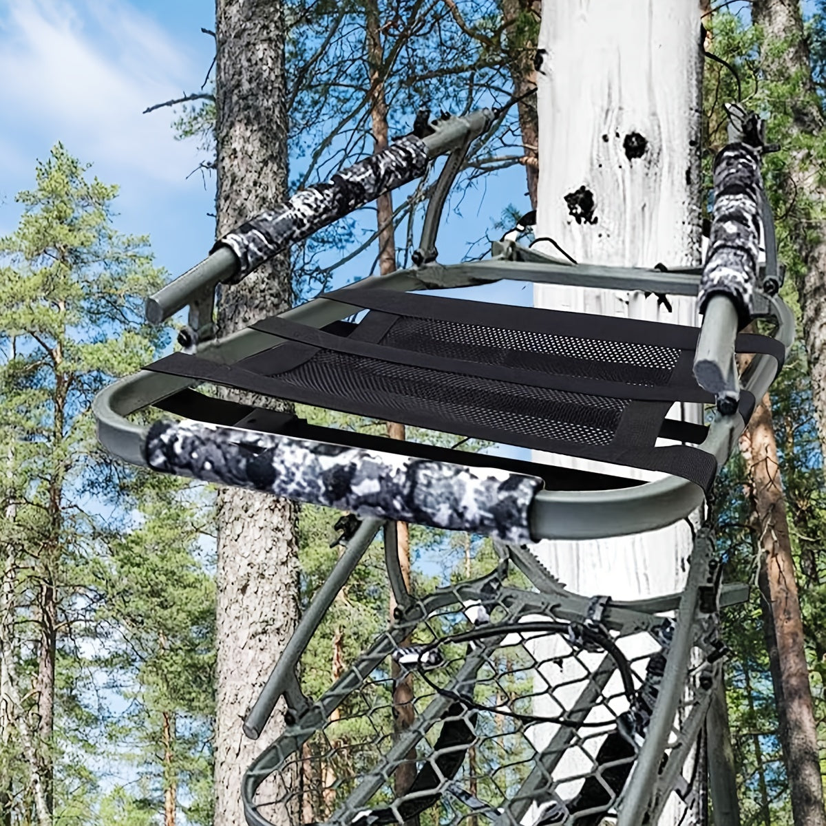 Adjustable Tree Stand Seat for All Tree Stands