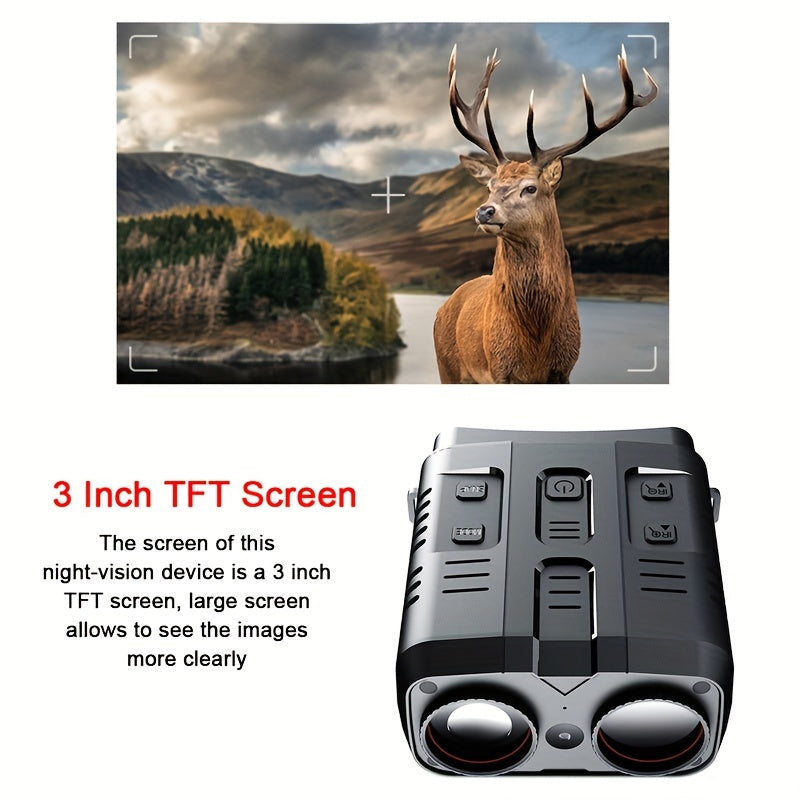 Night Vision Device with 3W 850nm Infrared Light, 128GB TF Card Support