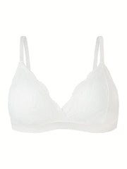 Lace Wireless Bra Padded Comfy & Breathable Women's Lingerie