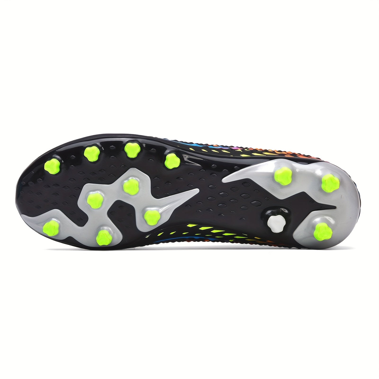 Boy's High Top Non Slip Football Cleat with Spikes
