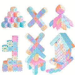 130pcs Kids' Building Blocks Toy Set Educational Creative Connector