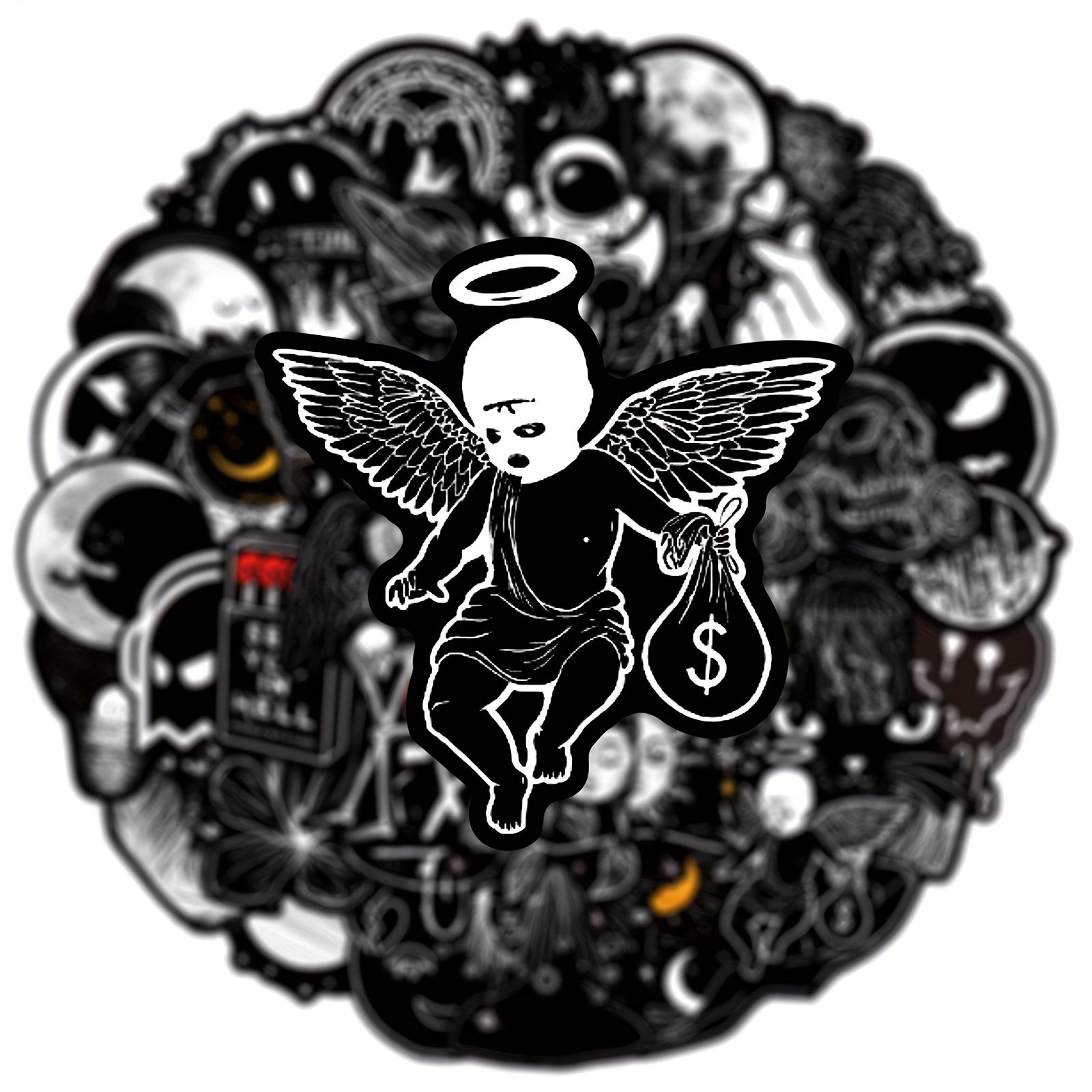 50pcs Graffiti Sticker Decals for Speakers Motorcycles Skateboards Phone