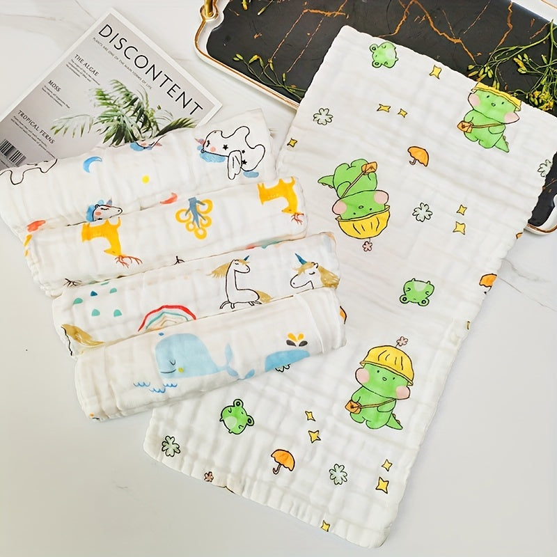 Cotton 6-layer Kids Towel High Density Gauze Small Towel