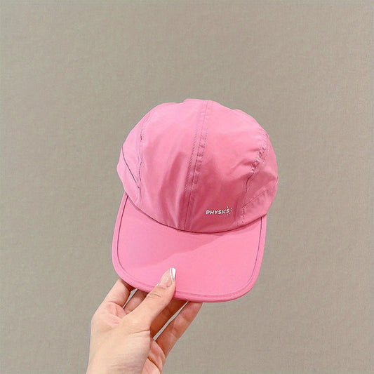 Quick Dry Peaked Cap Sun Protection Baseball Cap For Girls