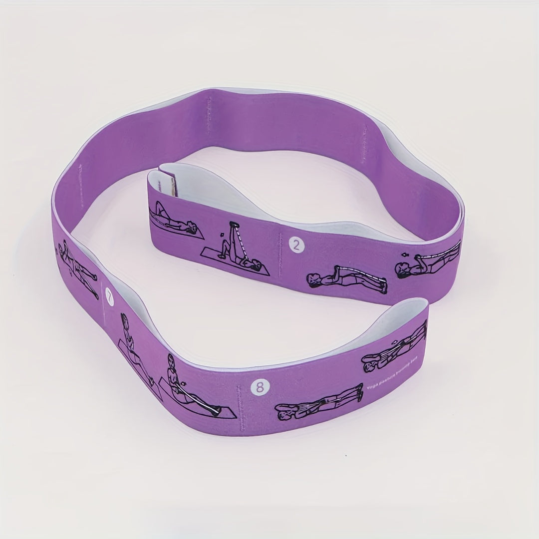 Yoga Segmented Stretch Belt for Body Shaping Elastic Resistance Band