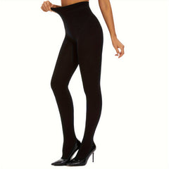 Plush Lined Tights High Waist Slim Fit Pantyhose