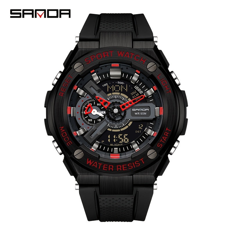 Sanda Boy's Dual Display Sports Watch Gift