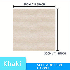 20pcs Adhesive Carpet Mats Non Slip Washable Easy Installation
