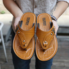 Men's Thong Sandals Non Slip Beach Shoes