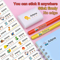 150pcs Custom Cartoon Name Stickers Waterproof Labels Personalized Stationery