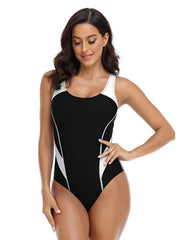 Tummy Control One Piece Swimsuit Backless High Cut Bathing Suit