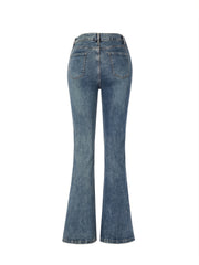 Curvy High Waist Bootcut Flare Jeans