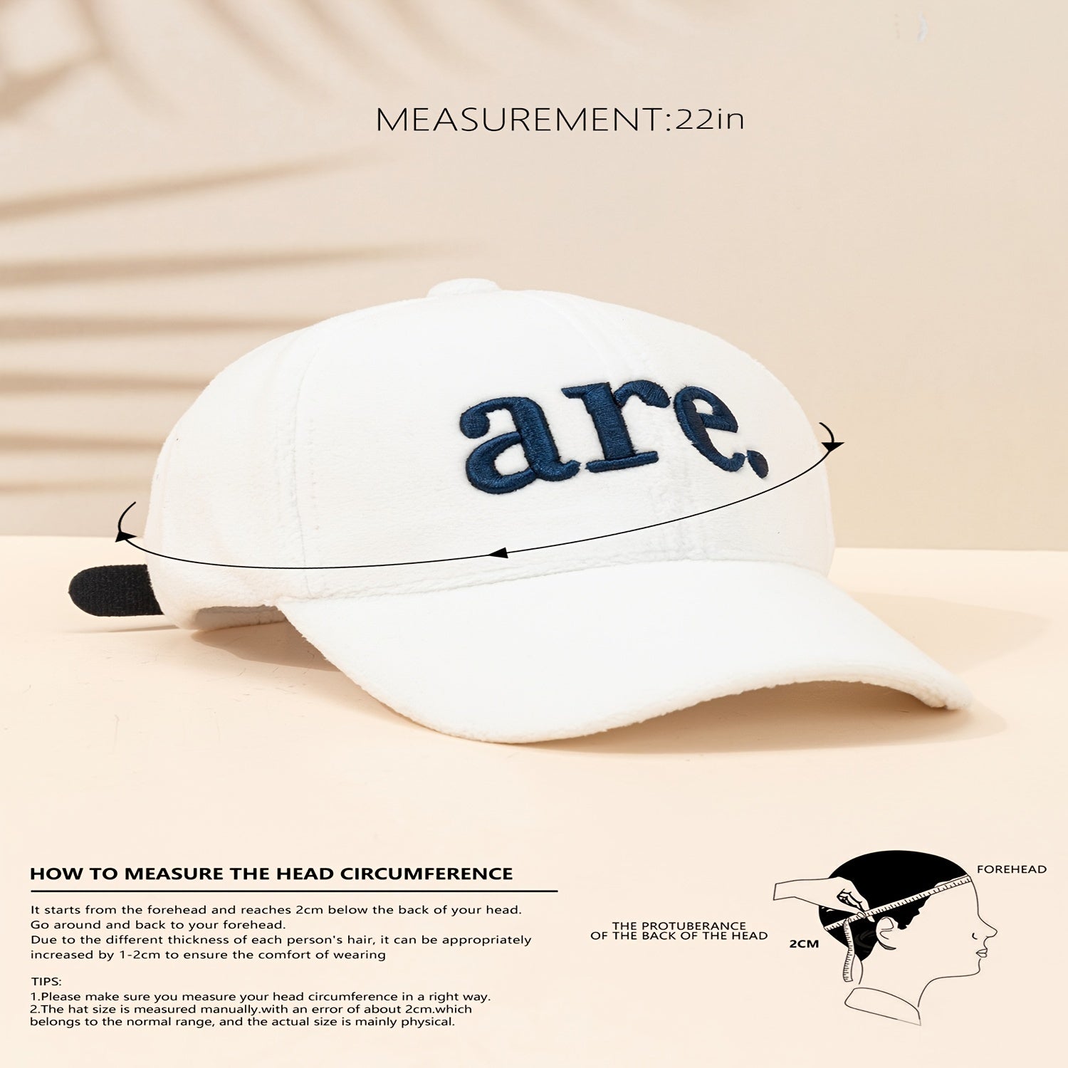 Women Baseball Cap Hat Embroidery Solid Baseball Hat Autumn Winter Thermal