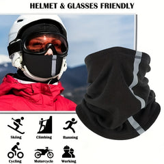 Winter Cycling Fleece Ski Neck Cover Face Mask