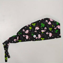 Adjustable Women's Cartoon Print Work Cap Nurse Scrub Hat