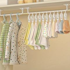 Wall Mounted Wardrobe Hanging Rod Storage Rack For Adjustable Storage