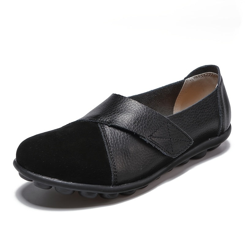 Women's Round Toe Slip-On Loafers Flat Shoes