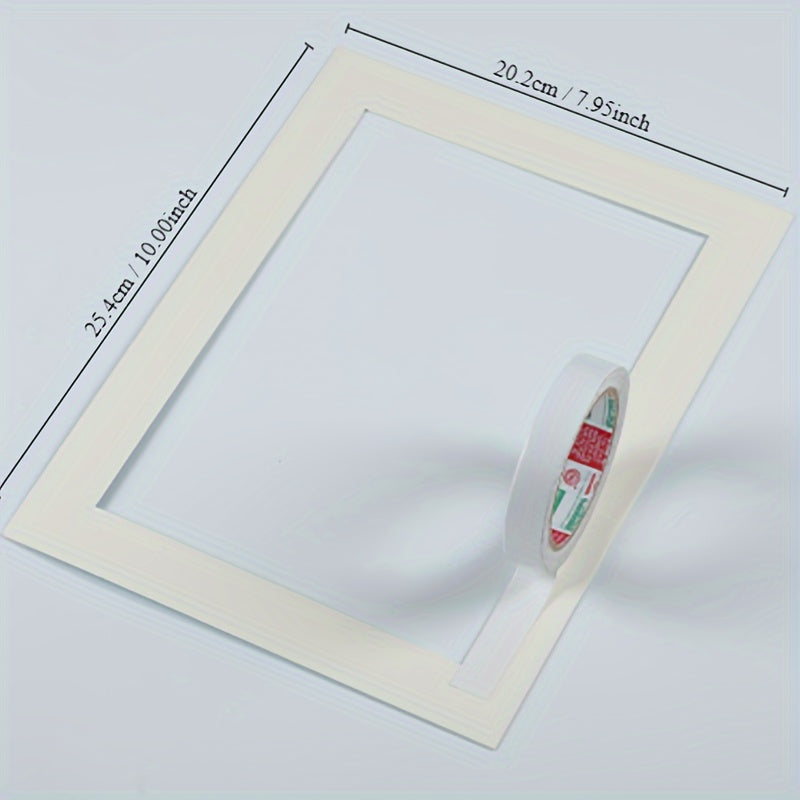 3pcs DIY Cardstock Paper Photo Frames with Cardboard Lining