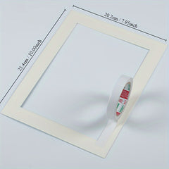 3pcs DIY Cardstock Paper Photo Frames with Cardboard Lining