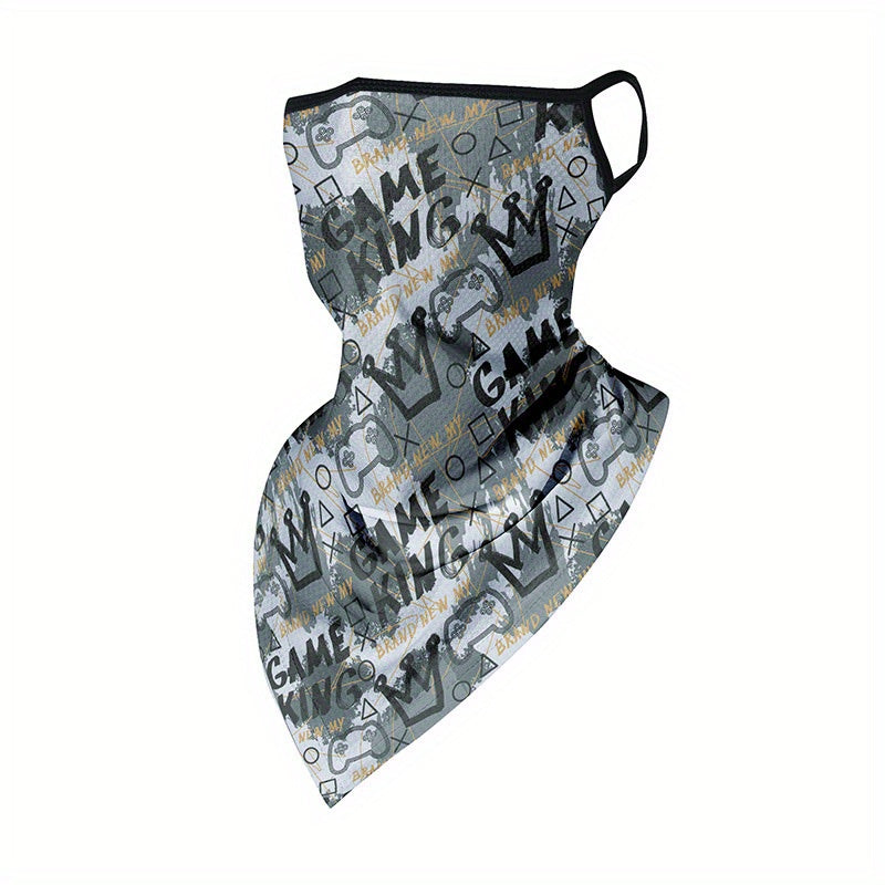 Hanging Ear Triangle Towel With Viscose Mesh Breathable Mask