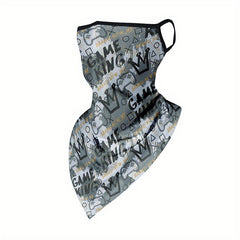 Hanging Ear Triangle Towel With Viscose Mesh Breathable Mask