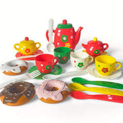 Princess Tea Party Set for Little Girls Pretend Teapot Set Kitchen Toys