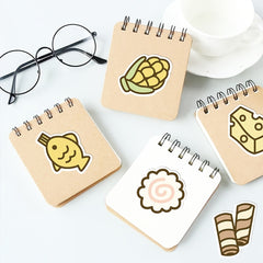 50pcs Cartoon Food Doodle Waterproof Stickers DIY Creative Toys