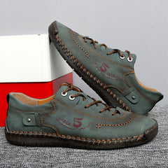 Men's Stitching Casual Shoes Outdoor Flat Shoes Walking Sneakers