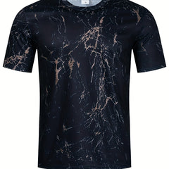 Men's Stylish Graphic T-shirt Casual Tee for Summer Outdoor