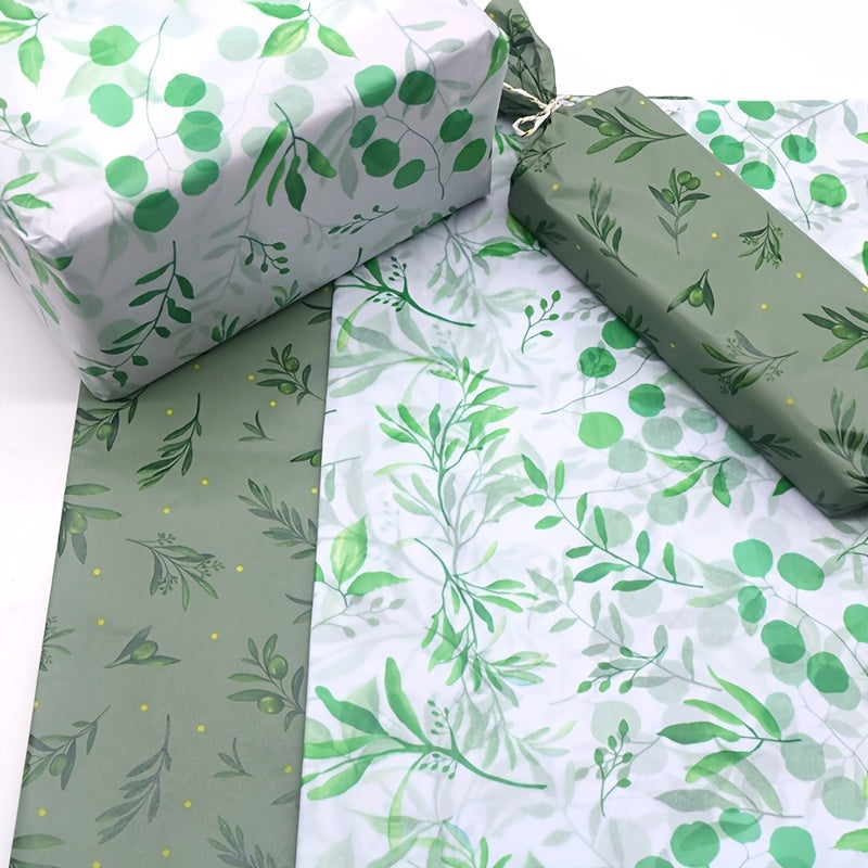 Eucalyptus Pattern Tissue Paper- Gift Wrapping DIY Crafts Party Decorations
