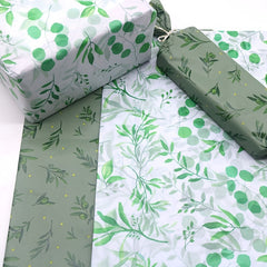 Eucalyptus Pattern Tissue Paper- Gift Wrapping DIY Crafts Party Decorations