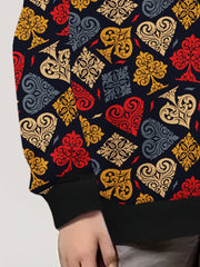 Girls Boys Creative Pattern Sweatshirt Pullover Spring Fall Sports Gift