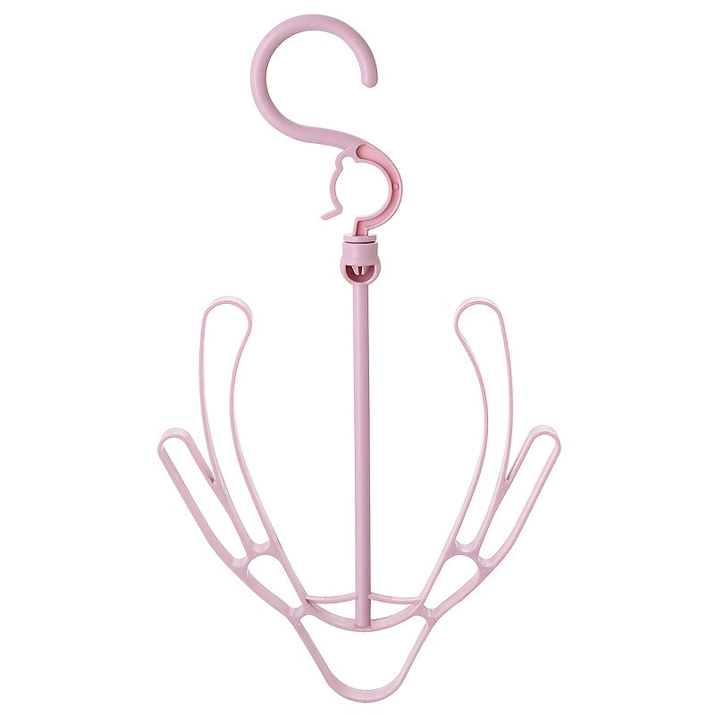 4pcs Windproof Double Hook Balcony Shoe Rack